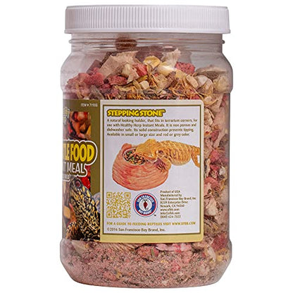 Healthy Herp Box Turtle Food Instant Meal for Reptiles - Nutritious Turtle Food, Tortoise Habitat Accessories, Tortoise Food - Made in USA, Quick Prep - 5.07 oz (145g) - size: 5.07 Ounce (Pack of 1), style: Jar