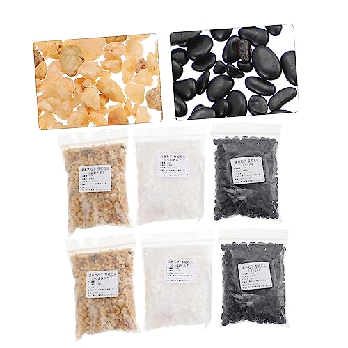 1bag Bag of Natural Aquarium Stones for Fish Tank Decor Polished Pebbles Gardening Stones for Aquascaping and Landscaping