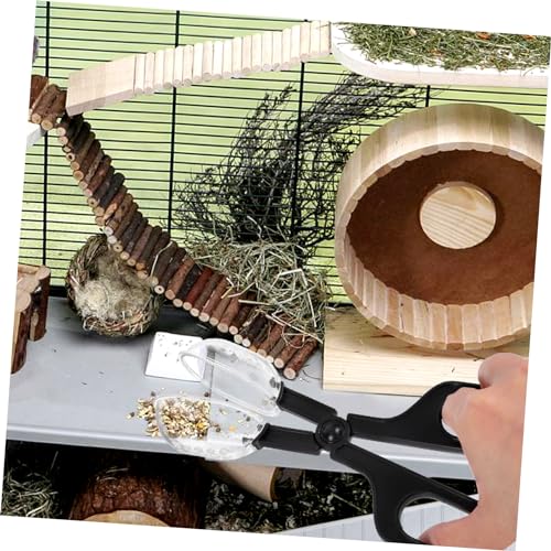BESPORTBLE 3pcs Hamster Poop Scoop Tool Durable Small Plastic Scooper for Quick Cleanup of Small Pet Waste for Hamsters and Reptiles Safe for Pets and Aquatic Plants