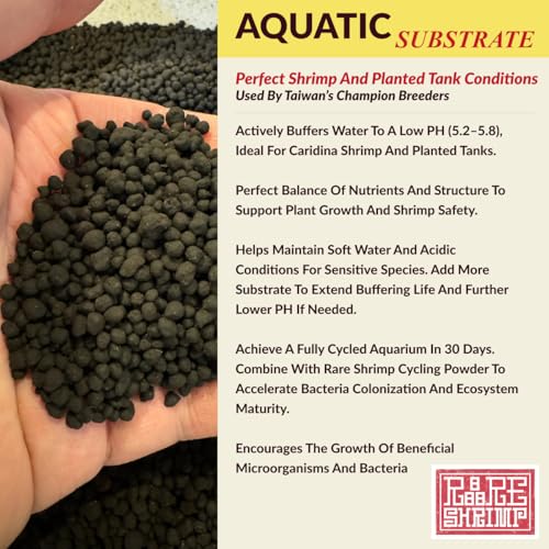 ShrimpSoil Pro - Freshwater Shrimp & Aquatic Plant Soil | Professional Buffering Substrate for Caridina & Neocaridina Shrimp | Aquarium Soil for Live Plants, Aquascapes & Aquasoil Setups (1L)