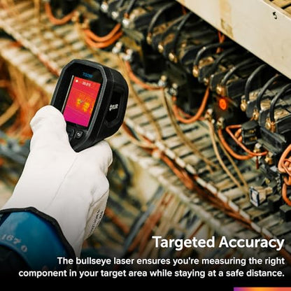 Flir TG298 Thermal Imaging Camera, 320x240 High-Temp Spot IR, Laser | 160x120 native IR, MSX, high-temp use, trending/logging/alarms, IP54, strap, pouch - style: TG298