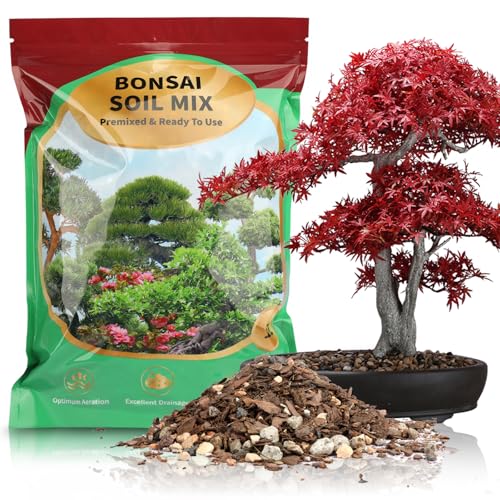 Doter Premium Bonsai Soil Mix with Enhanced Aeration & Drainage 10qt - Professional Grade Potting Soil for Bonsai Pots - color: Bonsai Soil, size: 10qt