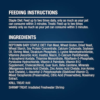 Tetra ReptoMin 3-in-1 Select-A-Food, 1.94 oz | Baby Sticks, Shrimp & Krill Treats For Aquatic Turtles With No Artificial Flavors - size: 1.94 Ounce (Pack of 1)