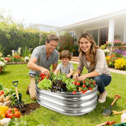 63x114 inch Raised Garden Bed Liner, Non Woven Fabric Liner for Large Veg Trough, Backyard, Patio, Balcony with Bed Liner ，Cuttable Plant Liner with Soil Containment & Water Drainage