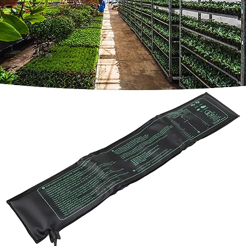 ZJchao Seedling Heat Mat, Foldable Heating Pad for Plants with 1.4m Cable, Safe Even Warming for Indoor Germination Hydroponic Reptile (US Plug 110V)