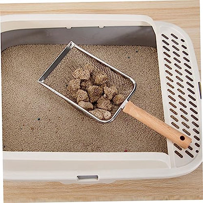 Sosoport Cat Litter Scoop Handle Reptile Litter Shovel Easy to Cat Waste for Pets and Design
