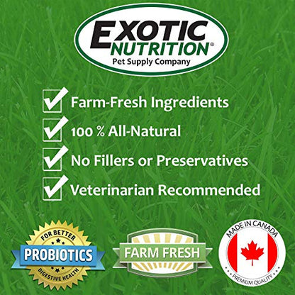 Timothy Pellets (4 lb.) - 100% All Natural, High Fiber, Sun Cured Timothy Hay Grass Food & Treat - Rabbits, Guinea Pigs, Chinchillas, Degus, Prairie Dogs, Tortoises, Hamsters, Gerbils, Rats - size: 4 Pound (Pack of 1)