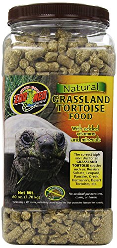 Zoo Med Natural Grassland Tortoise Food, 60 oz. - size: 3.75 Pound (Pack of 1)