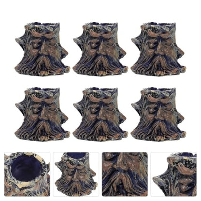 Homoyoyo 6pcs Escape-Proof Reptile Food and Water Bowls Terrarium Feeding Dish Set for Snakes Geckos Tortoises and Hermit Crabs Crawling Pet Feeder for Snake Tank Random Color