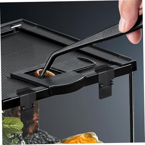 ORFOFE 6Pcs Reptile Feeding Tank Buckle Latch Durable Escape Lock for Turtle Terrarium Lightweight and Reliable Buckle for Secure Enclosure Setup for Amphibians
