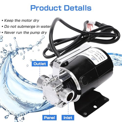 D-Honor Water Transfer Pump 115V 1/10 HP 330 GPH with 6 feet Water Hose Kit