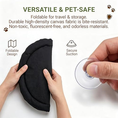 Small Gecko Bed Bearded Dragon Hammock Suction Cup Reptile Rest | Soft washable reptile hammock with suction cup, provides cozy resting spot for bearded dragons, geckos, lizards and small pet