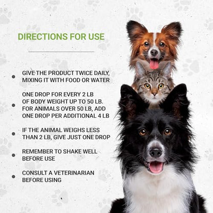 Wolf's Kidney | Natural Herbal Dietary Supplement | Healthy Kidney Function Support in Dogs | Alcohol-Free Extract, Dandelion Root, Calendula, Linden, Chamomile, Fennel 2 oz - style: Kidney