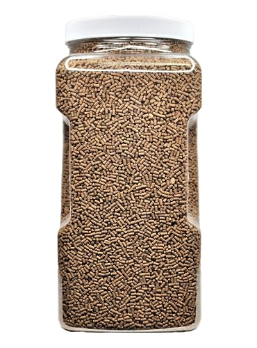 Shrimp GROWER 45% Protein Sinking Pellets, 1/16" x 3/8"…2-lb 6oz Med Jar - size: 2.38 Pound (Pack of 1)