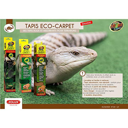 Zoo Med Tan Eco Carpet 30" L X 12" W 29 Gallon - size: 1 Count (Pack of 1)