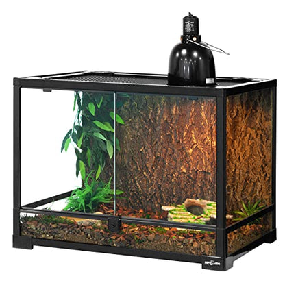 REPTI ZOO 2 Pack 100W Reptile Neodymium Daylight Basking Spot Lamp UVA Bulb Reptile Heat Lamp for Amphibian Lizard Tortoise Bearded Dragon Hedgehogs