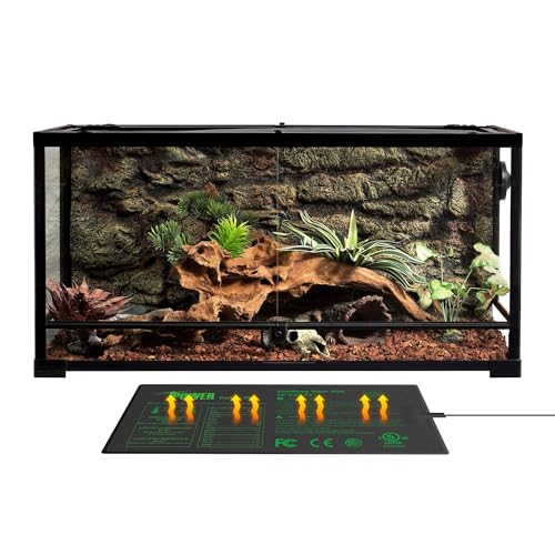 iPower 10" x 20.75" Seeding Heat Mat Upgraded Carbon Film Indoor Warm Waterproof Plant Germination Starting Pad, Black - size: 10" x 20.75", style: Heat Mat