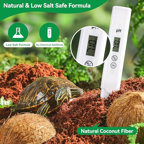 7 Pcs Organic Coconut Fiber Substrate, Biodegradable 100% Natural Coco Soil Brick, Multipurpose Eco-Friendly Terrarium Bedding for Reptiles, Tortoise, Bearded Dragon, Gecko, Snake & Amphibians - size: 7 Pcs