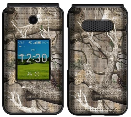Holster Combo for Cricket Debut Flex Flip Phone Case with Belt Clip - Camo | Also Fits AT&T Cingular Flex 2, For Model U1030AA or U1030AC via 2023 - color: Camo