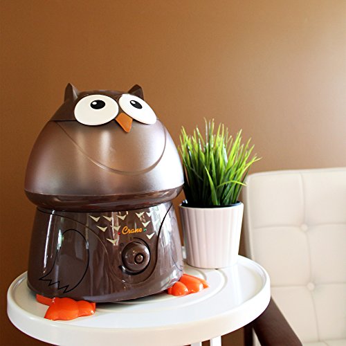 Crane Animal Humidifier for Bedroom, Ultrasonic Cool Mist for Baby Nursery, Adjustable Settings, Auto Shut-Off, Owl - color: Owl