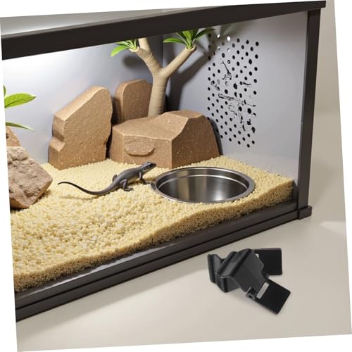 6pcs Escape Reptile Terrarium Lock Clips Durable Turtle Tank Buckle Clips for Secure Lid Closure Easy to Install for Aquariums and Reptile Enclosures