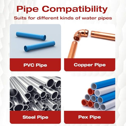 H&G lifestyles 8W/FT Heat Tape for Water Pipes 30FT | Self-Regulating Heat Cable for Pipe Freeze Protection,Snow De-icing Heating Tape for Winter,Keeps Water Flowing at -40°F - color: 30-feet