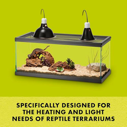 Zilla Pet Reptile Premium Heat Lamp Reflector Dome Fixture, 8.5 Inches - size: 8.5 Inch (Pack of 1)
