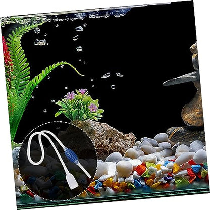 VANZACK Aquarium Water Changing Pump Siphon Vacuum Fish Tank Maintenance Equipment