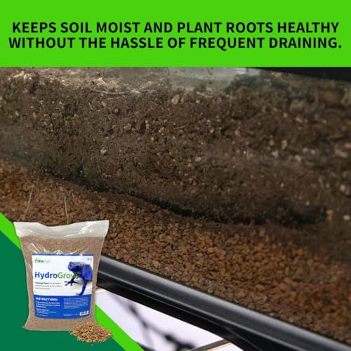 The Bio Dude HydroGrow V1 18 quarts Drainage Layer for Tropical bioactive terrariums, Reptile habitats, hydroponics, aquaculture, Outdoor Drainage and Soil Aeration
