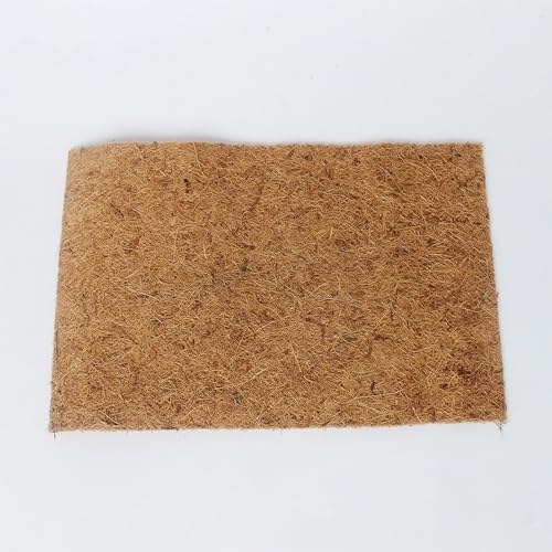 Reptiles Carpet BeardedDragon Substrate CoconutFiber Bedding Mat for BeardedDragon Sleep Pad Terrariums Liner Accessory Terrariums Accessories for Small Pet - size: 80x40cm
