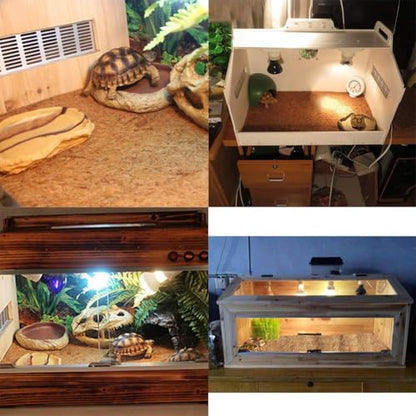PIVBY 2 PCS Reptile Carpet, Natural Coco Coir Mat (15.74" x 11.81"), Coconut Fiber Substrate Pet Terrarium Liner for Bearded Dragon Tortoise Habitat Lizards Turtles Snakes Iguana Hermit Crab - size: S: 15.74" x 11.81"