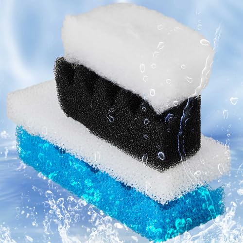 Threlaco 24 Pcs Filter Media Kit Compatible with Fluval 306/307, Including Foam Pad, Water Polishing Pad, Biological Sponges Max for Aquarium Canister Filter Media Replacement - style: 306/307