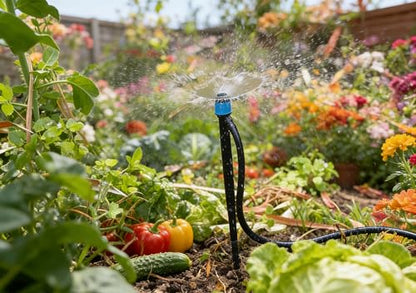 50 Pack 1/4 Inch Drip Irrigation Emitters for Garden Irrigation System | Adjustable Irrigation Dripper 360 Degree Uniform Water Flow Bubbler for Flowerbed,Vegetable Row,Greenhouse Irrigation - size: 50pcs Drip Emitters Vortex