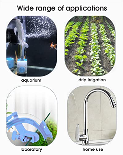Rake-shaped hose joint air discharge diverter, Plastic Barb Hose Fitting Connector, 10-Way Outlet Air Line Pump Tubing Splitter Water Flow Divider, for Aquarium Garden Agricultural Irrigation（4Pcs）