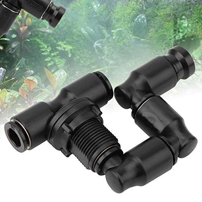 Reptiles Fogger Mist Sprinkler Adjustable Reptile Forest Super Fogger Mist System Black Pet Cooling System for Rainforest