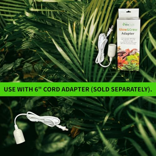 The Bio Dude 22" Glow & Grow Best Plant Growth Reptile & Amphibian LED Bulb for terrariums