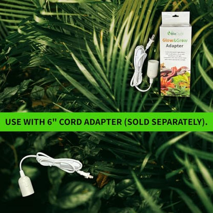 The Bio Dude 22" Glow & Grow Best Plant Growth Reptile & Amphibian LED Bulb for terrariums