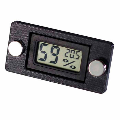2 Pcs Magnetic Reptile Thermometer and Humidity Gauge Temperature and Humidity Monitor for Jumping Spider and Reptile Tank Mini Digital Hygrometer(Rectangular) - color: Rectangular