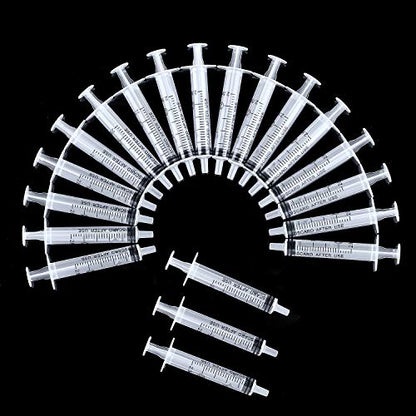 Frienda 20 Packs Syringes Without Needles,2.5 Ml | Large Plastic Measuring Tools for Food, Horse Care, Lab Dispensing, Graduated Markings, Reusable Multipurpose Applicators - size: 2.5 ml