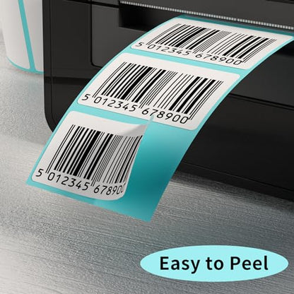 OausTect Thermal Labels 2.25 x 1.25 Barcode Labels Thermal Printer Labels for UPC, Self-Adhesive Address Shipping Thermal Label Stickers（18 Rolls 1000 Labels/Roll) - size: 2.25" x 1.25" | Blue, style: 18 Rolls