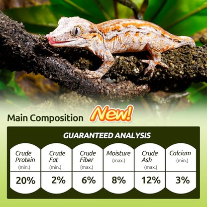 Gecko Food, Fruit Mix Insects Gecko Diet with Banana 2 oz