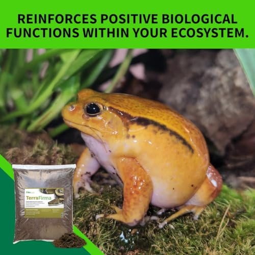 The Bio Dude Terra Firma Reptile Substrate 36 quarts for terrariums and vivariums. Bioactive Habitat Substrate for Ball Pythons, kingsnakes, milksnakes, arachnids and Lizards