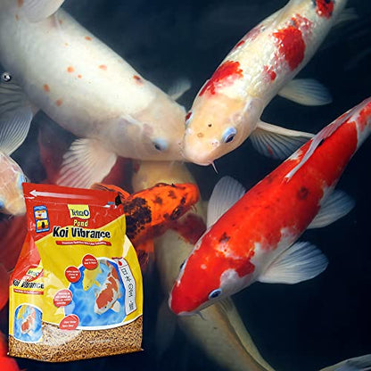 Tetra Pond Koi Vibrance Soft Sticks, Floating Pond Fish Food, 2.42 lbs | Daily Diet for Koi Fish and Ornamental Goldfish, Feed When Water is Above 50 Degrees, Highly Digestible, Clean & Clear Water - size: 2.42 Pound (Pack of 1)