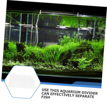 KESYOO Fish Tank Divider Plate Plastic Mesh Separator for Betta Fish Aquarium Cover Reptile Tank Aquarium Screen