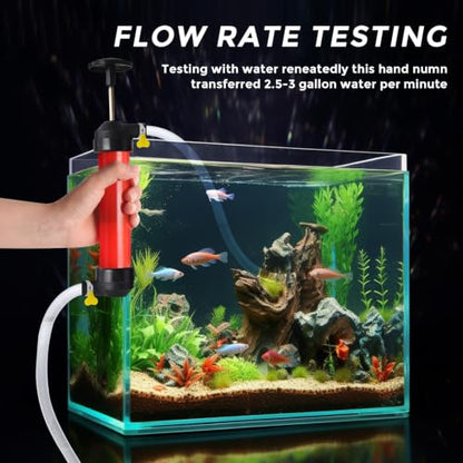 Multifunctional Manual Siphon Pump for Water, Fuel, Oil and Other Fluids