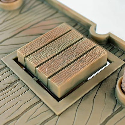 Penn-Plax Reptology Floating Turtle Pier and Basking Platform – Decorative, Functional, and Naturally Inspired – Small - style: Turtle Pier - Small