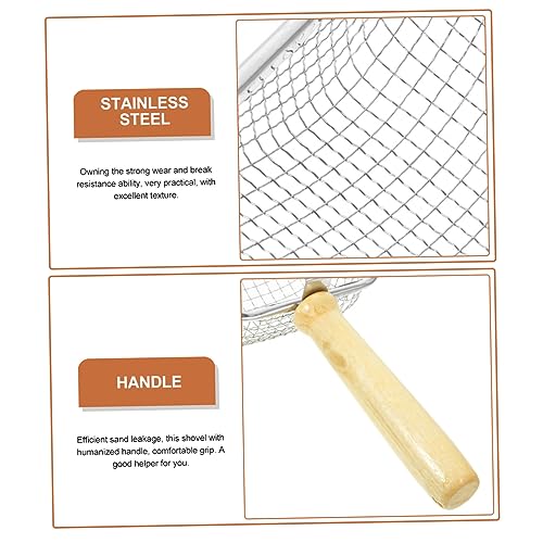 POPETPOP Cat Litter Scoop with Long Handle Reusable Reptile Waste Shovel Ergonomic Grip for Easy Cleanup for Cats and Reptiles Non Stick Design