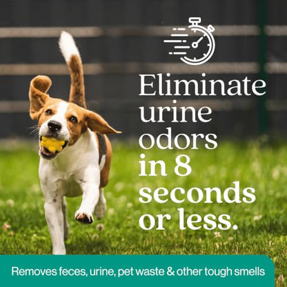 Eco Strong Outdoor Odor Eliminator Outside Dog Urine Enzyme Cleaner Powerful Pet, Cat, Animal Scent Deodorizer | Professional Strength for Yard, Turf, Kennels, Patios, Decks (160 oz Bundle w Sprayer) - style: 160 oz Bundle w Sprayer