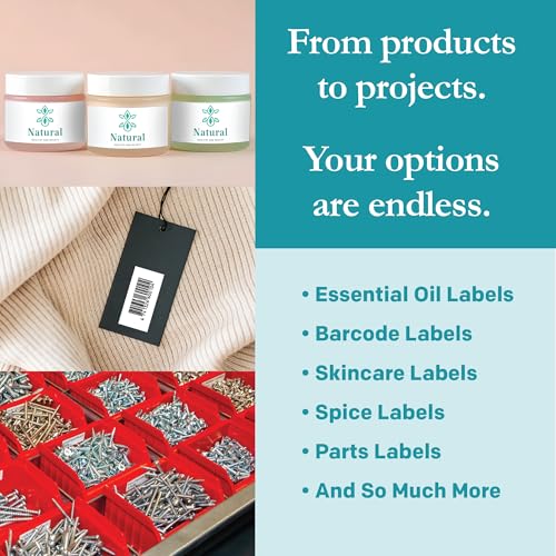 Premium Label Supply White Sticker Barcode Labels – 2" x 1" – Laser/Inkjet Compatible – (40 per Sheet), 25 Sheets – 1000 Total Adhesive Labels - size: 1000 Labels