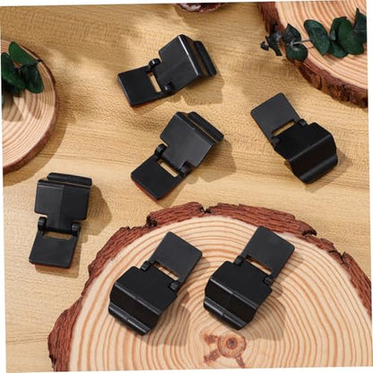 Baluue Reptile Feeding Tank Buckle 6 Pack Breeding Box Latch for Turtle Terrarium Reptile Tank Clips Lid Clamps for Easy Install Anti-Escape Lock for Amphibious 1.96 X 1.18 X 0.98 in